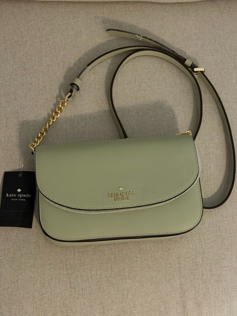 kate spade Pale Mint Leather Crossbody